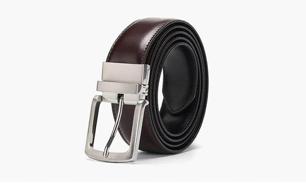 Men's Genuine Leather Reversible Belt - SunglassesMart