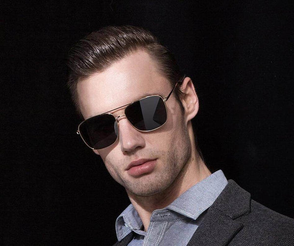 New Metal Frame Rectangle Sunglasses - SunglassesMart