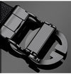 Automatic Buckle Leather Belt For Men - SunglassesMart