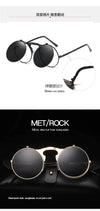 Vintage Steampunk Flip Sunglasses - SunglassesMart
