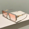 Trendy Unisex Vintage Rectangle Sunglasses - SunglassesMart