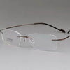 Titanium Unisex Rimless Optical Frame - SunglassesMart