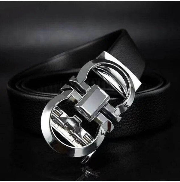 LuxeStride: Men's Exquisite Designer Belt - SunglassesMart