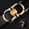 LuxeStride: Men's Exquisite Designer Belt - SunglassesMart