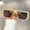 Trendy Unisex Vintage Rectangle Sunglasses - SunglassesMart