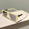 Trendy Unisex Vintage Rectangle Sunglasses - SunglassesMart