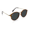 Leopard Print Round Sunglasses - SunglassesMart