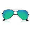 Pilot Green Reflector Sunglasses - SunglassesMart