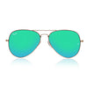 Pilot Green Reflector Sunglasses - SunglassesMart