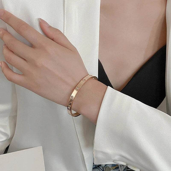 Elegance Gold Plated Lady's Bracelet - SunglassesMart