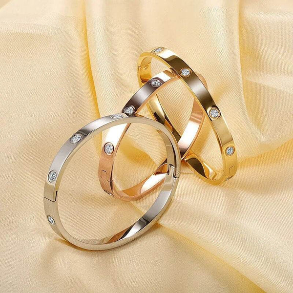 Elegance Gold Plated Lady's Bracelet - SunglassesMart