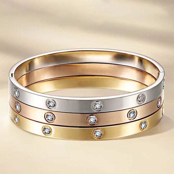 Elegance Gold Plated Lady's Bracelet - SunglassesMart
