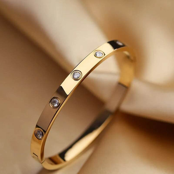 Elegance Gold Plated Lady's Bracelet - SunglassesMart