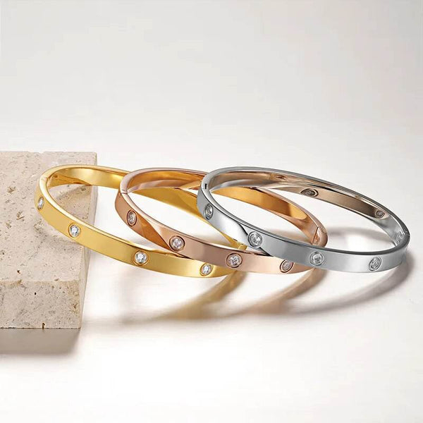 Elegance Gold Plated Lady's Bracelet - SunglassesMart