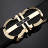 Designer Automatic Buckle Leather Belt - SunglassesMart
