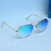 Pilot Ocean Blue Reflector - SunglassesMart