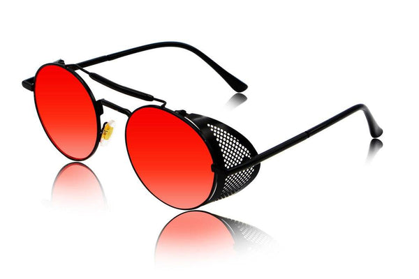 Steampunk Round Sunglasses - SunglassesMart