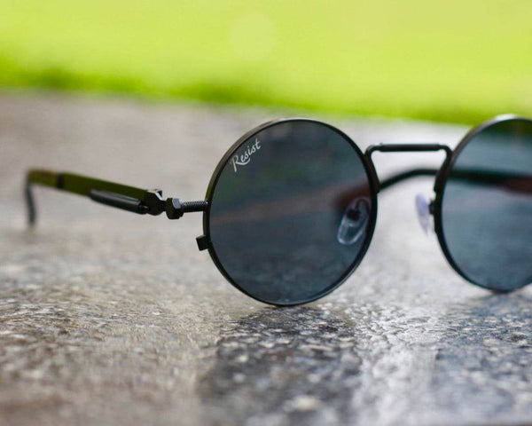 Steampunk Round Sunglasses - SunglassesMart
