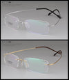 Titanium Unisex Rimless Optical Frame - SunglassesMart