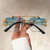 Timeless Chic Rimless Sunglasses - SunglassesMart