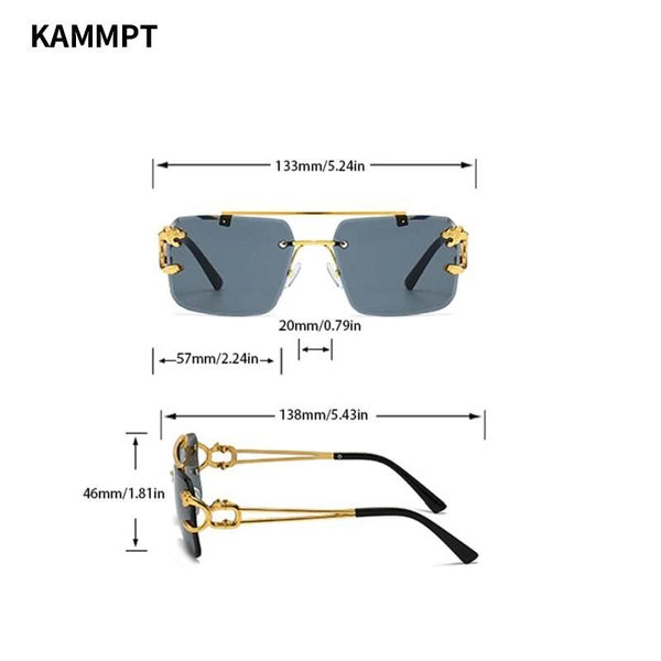 Timeless Chic Rimless Sunglasses - SunglassesMart