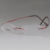 Titanium Unisex Rimless Optical Frame - SunglassesMart