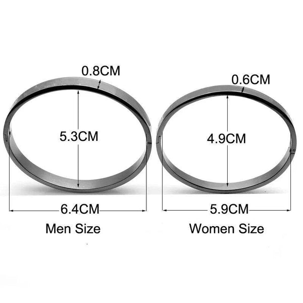 Glistening Cross-Nut Nail Bracelet - SunglassesMart