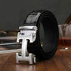 White Knight- Men's Elite Leather Belt - SunglassesMart