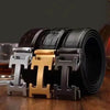 White Knight- Men's Elite Leather Belt - SunglassesMart