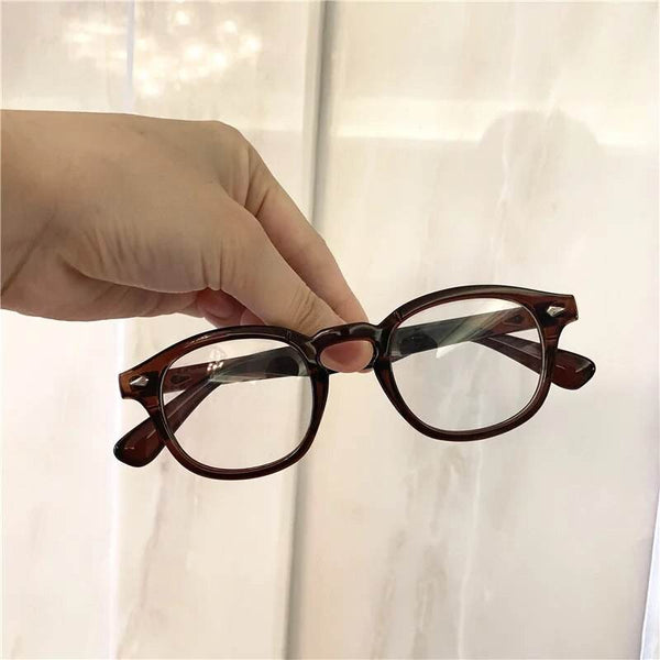 Fashion Antiblue Oval Eyeglass Frame - SunglassesMart