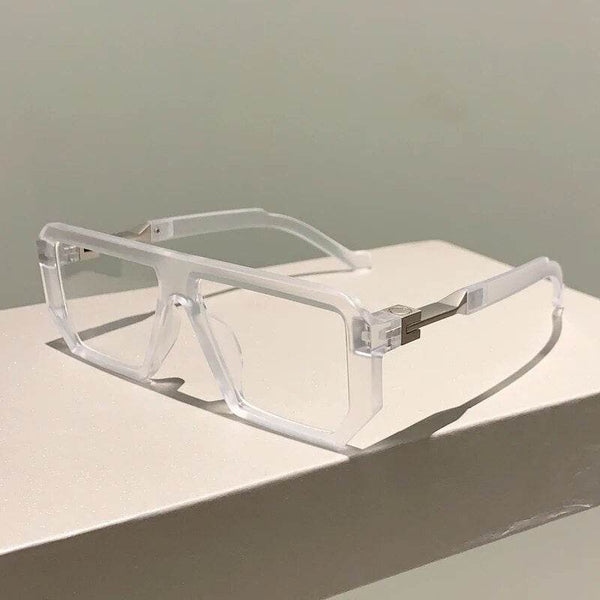Trendy Unisex Vintage Rectangle Sunglasses - SunglassesMart