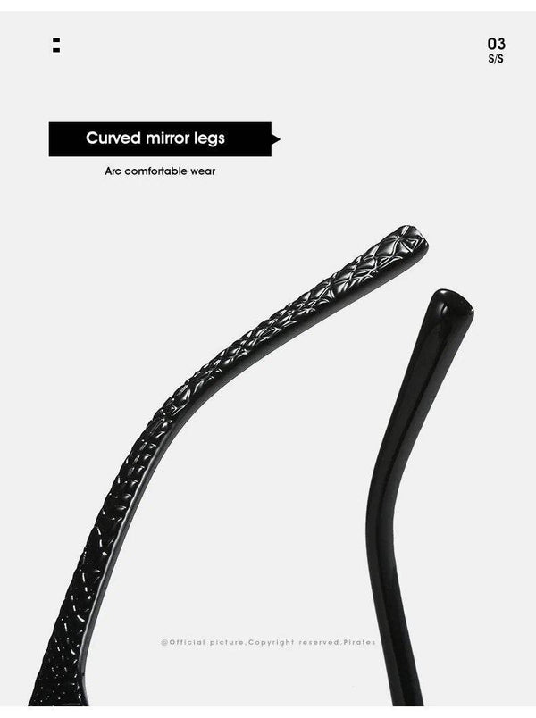 Crocodile Design Square Sunglasses - SunglassesMart