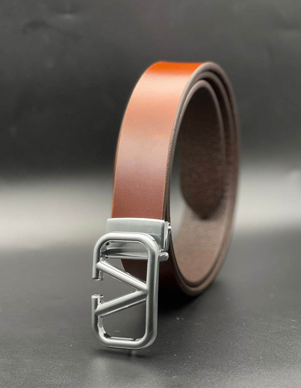 Buy Stylish V Buckle Genuine Leather Belt For Men - SunglassesMart