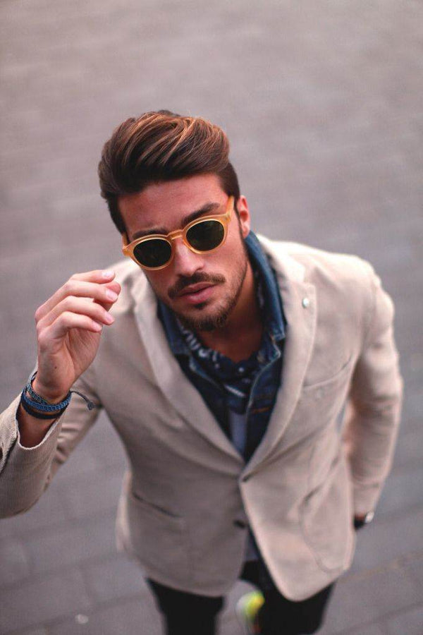 Round Tea Green Sunglasses - SunglassesMart