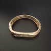 New Diamond Design Gold Kada Bracelet For Women - SunglassesMart