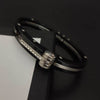 New Black Handcuff Bracelet For Men - SunglassesMart