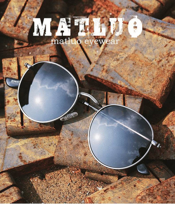 Classic Round Sunglasses Men-JM - SunglassesMart