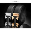 Designer H Buckle Leather Belt - SunglassesMart