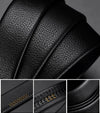 Automatic Buckle Leather Belt For Men - SunglassesMart
