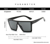 Vintage Black Square Oversized Sunglasses - SunglassesMart