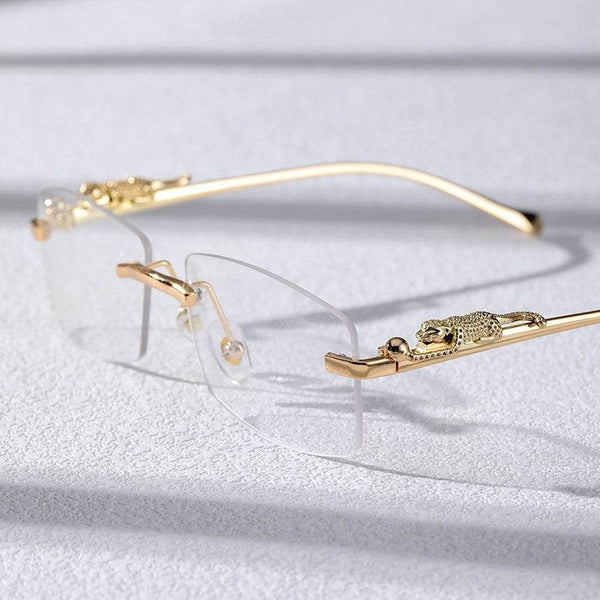 Rimless Rectangle Sunglasses - SunglassesMart