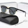 Classic Vintage Style Half Rim Sunglasses - SunglassesMart
