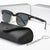 Classic Vintage Style Half Rim Sunglasses - SunglassesMart