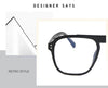 Anti-blue Light Square Eyeglasses - SunglassesMart