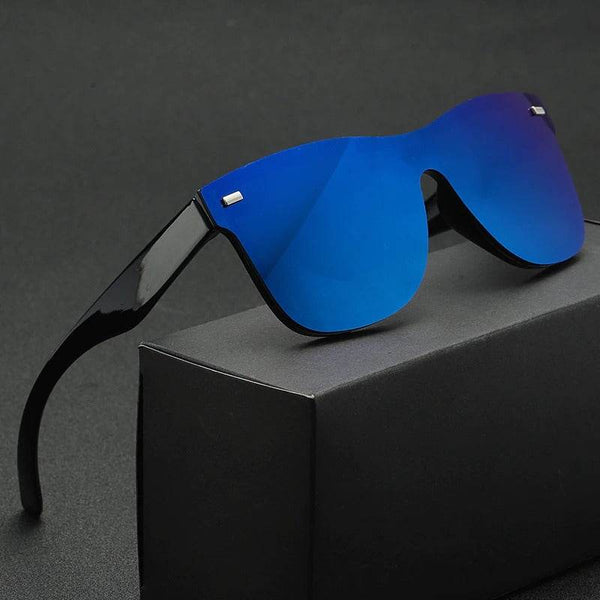 Rimless Wayfarer Reflector - SunglassesMart