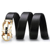 Designer Automatic Buckle Leather Belt - SunglassesMart