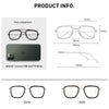 Anti-blue Light Square Eyeglasses - SunglassesMart