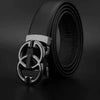 Alloy Buckle Leather Belt For Men - SunglassesMart