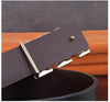 X Buckle Leather Belt For Men - SunglassesMart