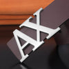 X Buckle Leather Belt For Men - SunglassesMart
